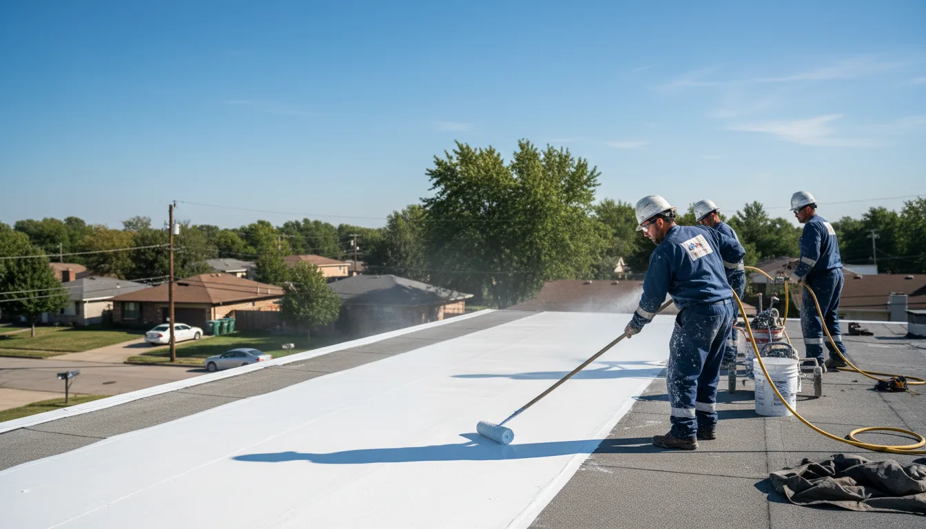 Commercial roof coating in Rossburg, OH near me